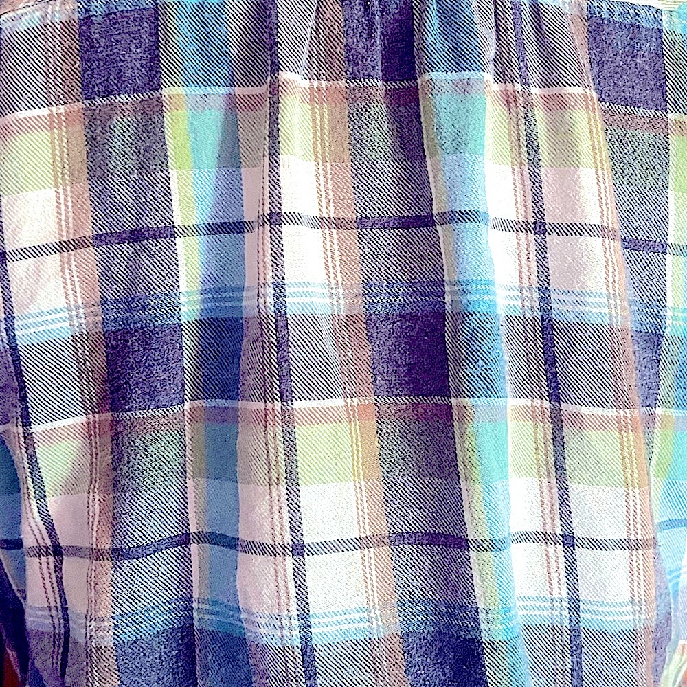 Johnny Was Workshop BOHO Embroidered Plaid Top - Picture 10 of 16